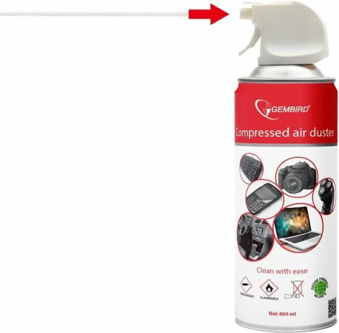 Gembird CK-CAD2 Spuitbus Perslucht 400ml - 3 Stuks
