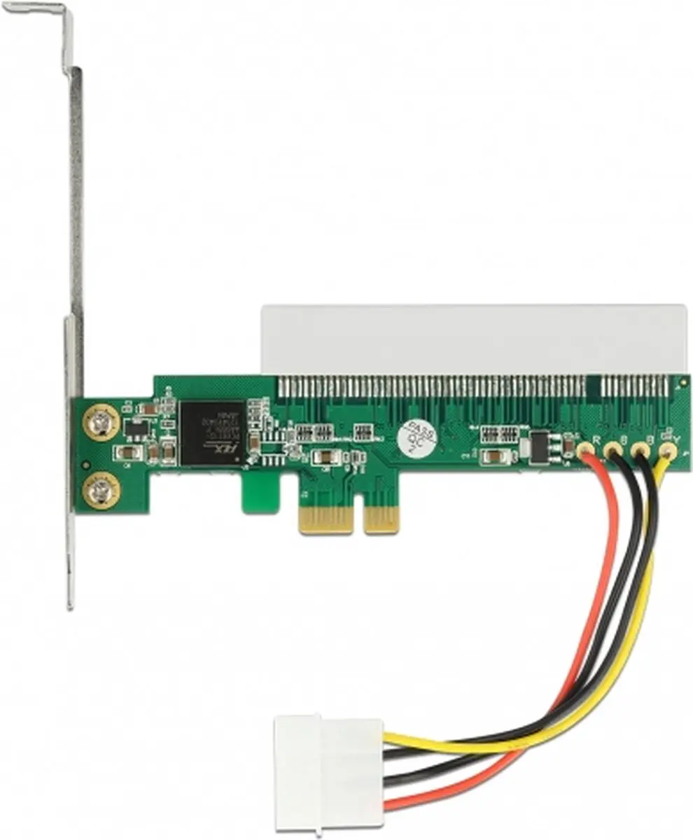 Delock Riserkaart PCIe x1 naar PCI 32-bit 5V - o.a. Broadcom
