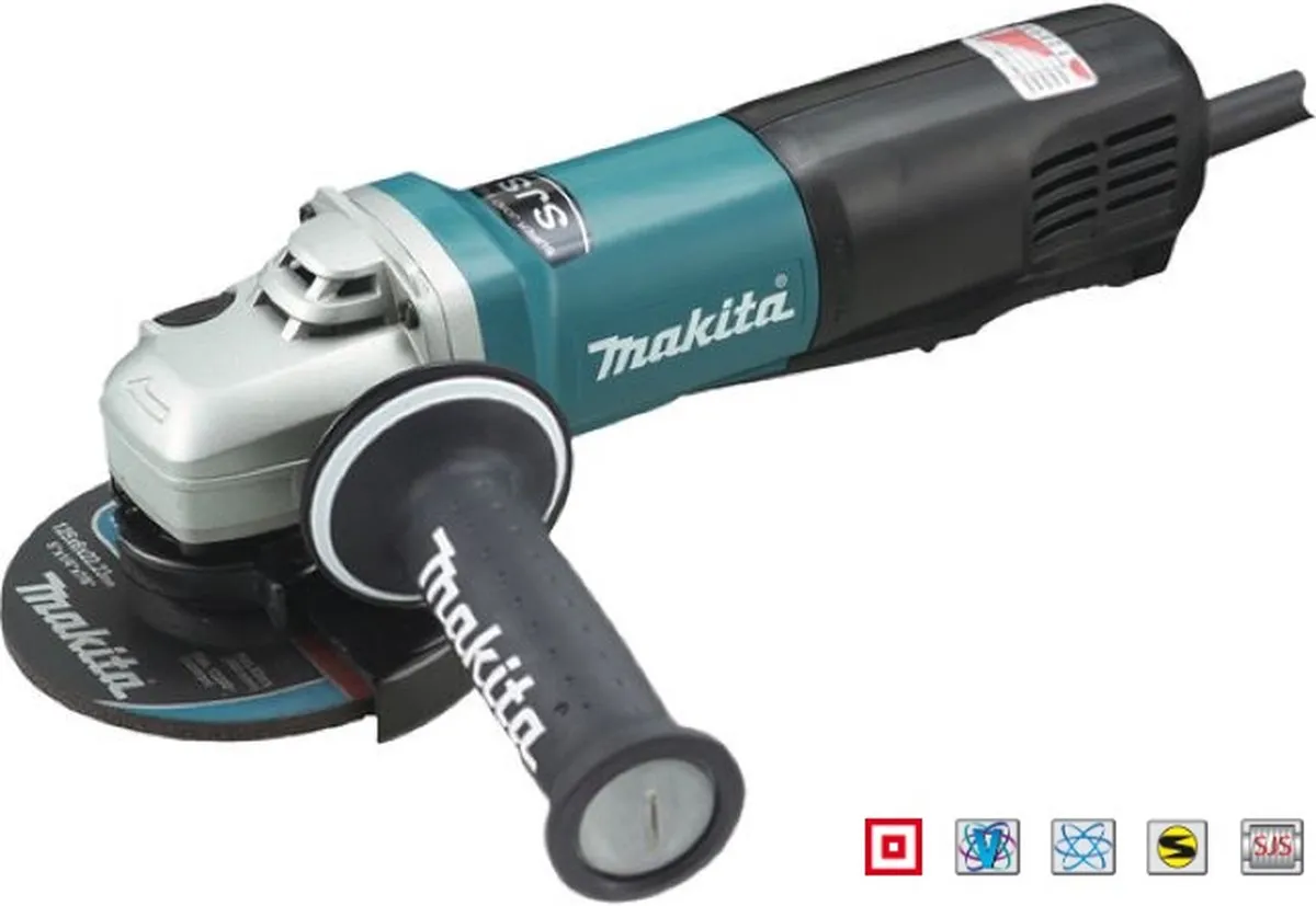 Makita 215.12 Haakse Slijper 1400W 125mm