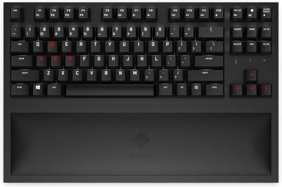 HP Omen Spacer Draadloos TKL Gaming Toetsenbord 9BU31AA