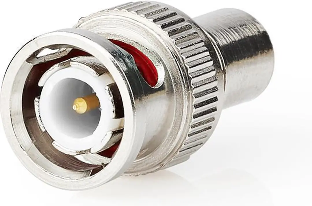 Nedis BNC-Kabelbeschermer Recht Male Vernikkeld 50 Ohm - 25 Stuks