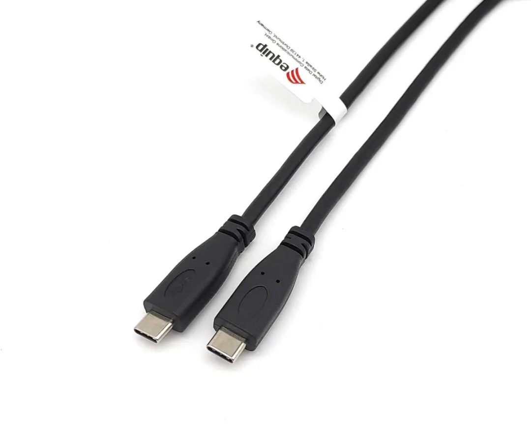 Equip USB 2.0 USB-C Kabel 2m - Zwart