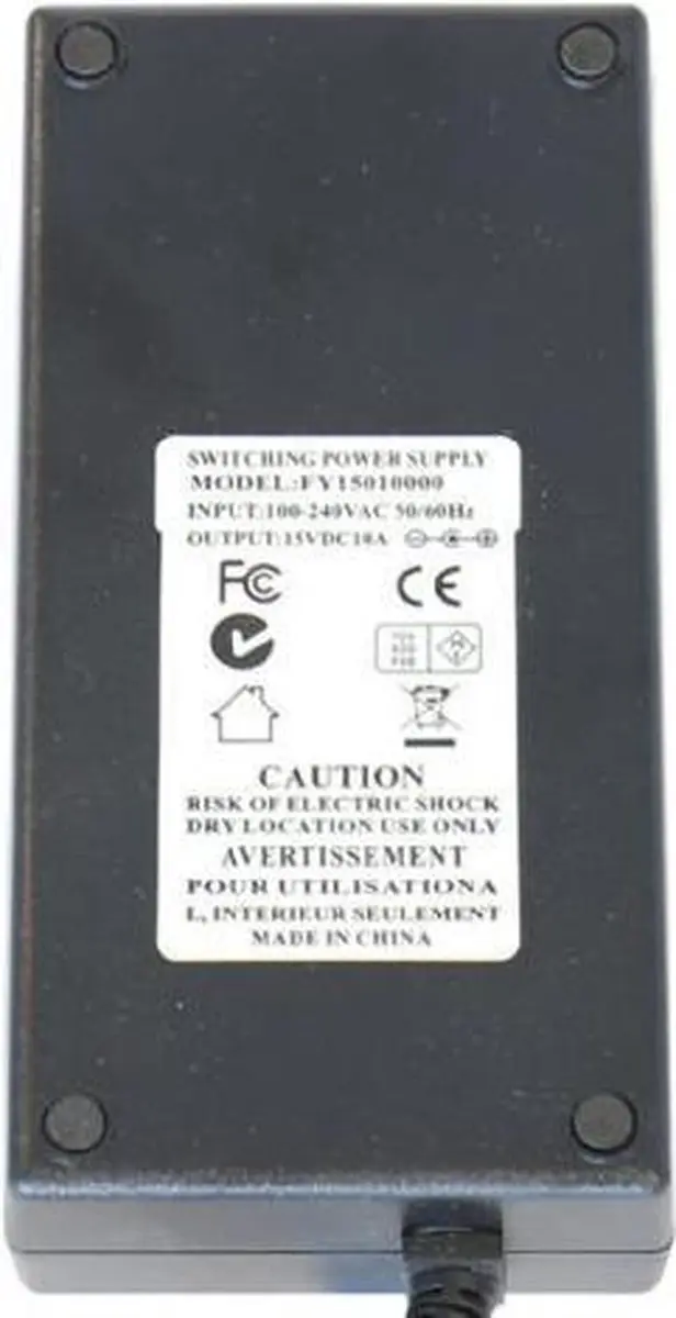 Falcon Eyes SP-AC15-10A Voeding - 3 Pin - Zwart