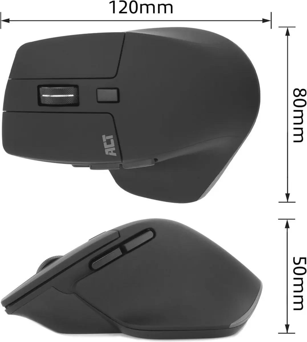 ACT AC5151 Draadloze Muis 2400 DPI - Zwart