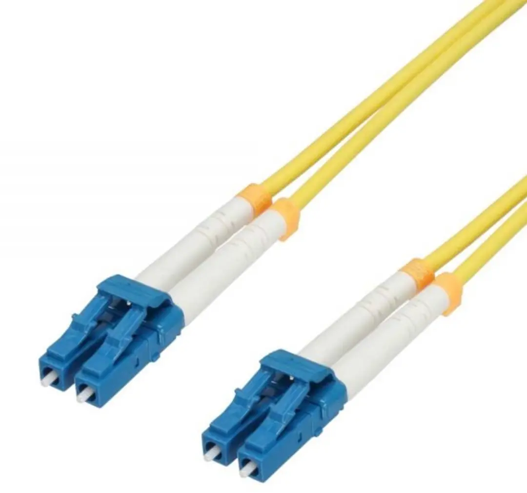 InLine LC Duplex Patchkabel OS2 Geel 0,5m