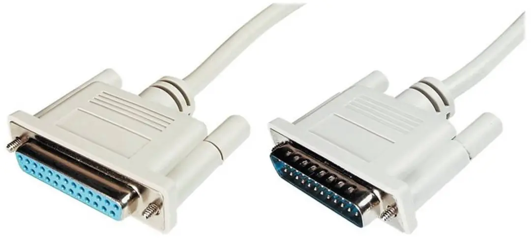 Digitus D-sub Verlengkabel 25-polig 2m - Grijs