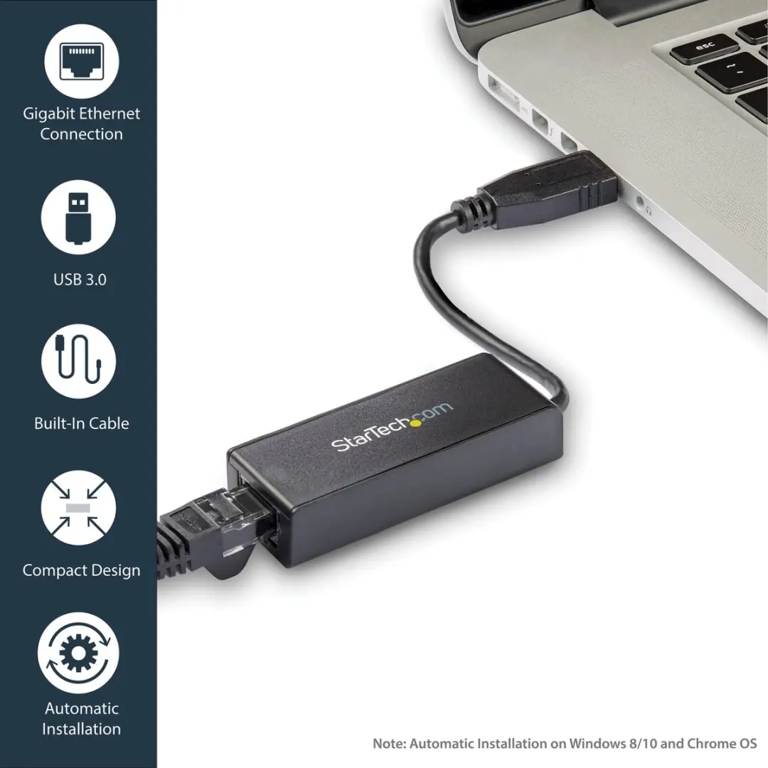 Startech USB31000S USB 3.0 Gigabit Netwerkadapter - Zwart