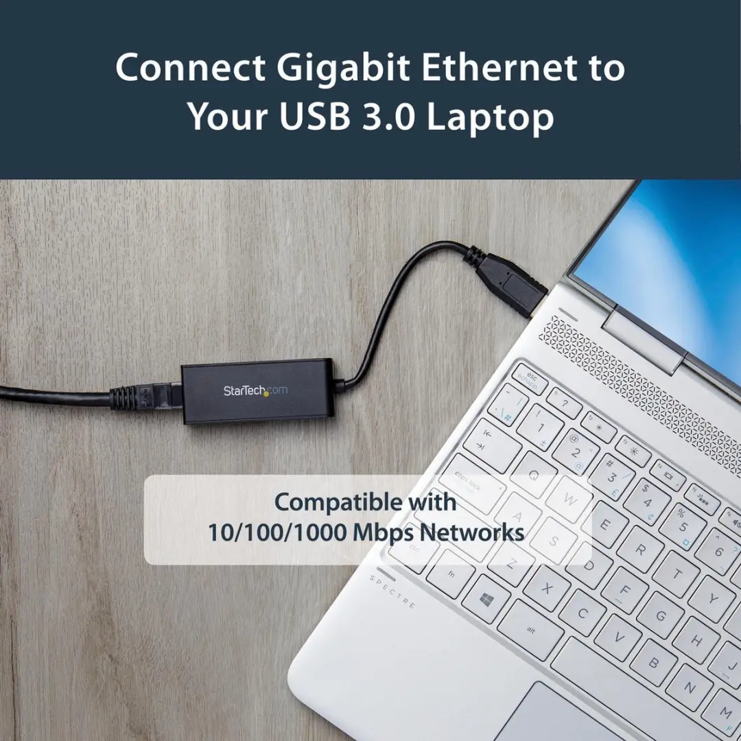 Startech USB31000S USB 3.0 Gigabit Netwerkadapter - Zwart