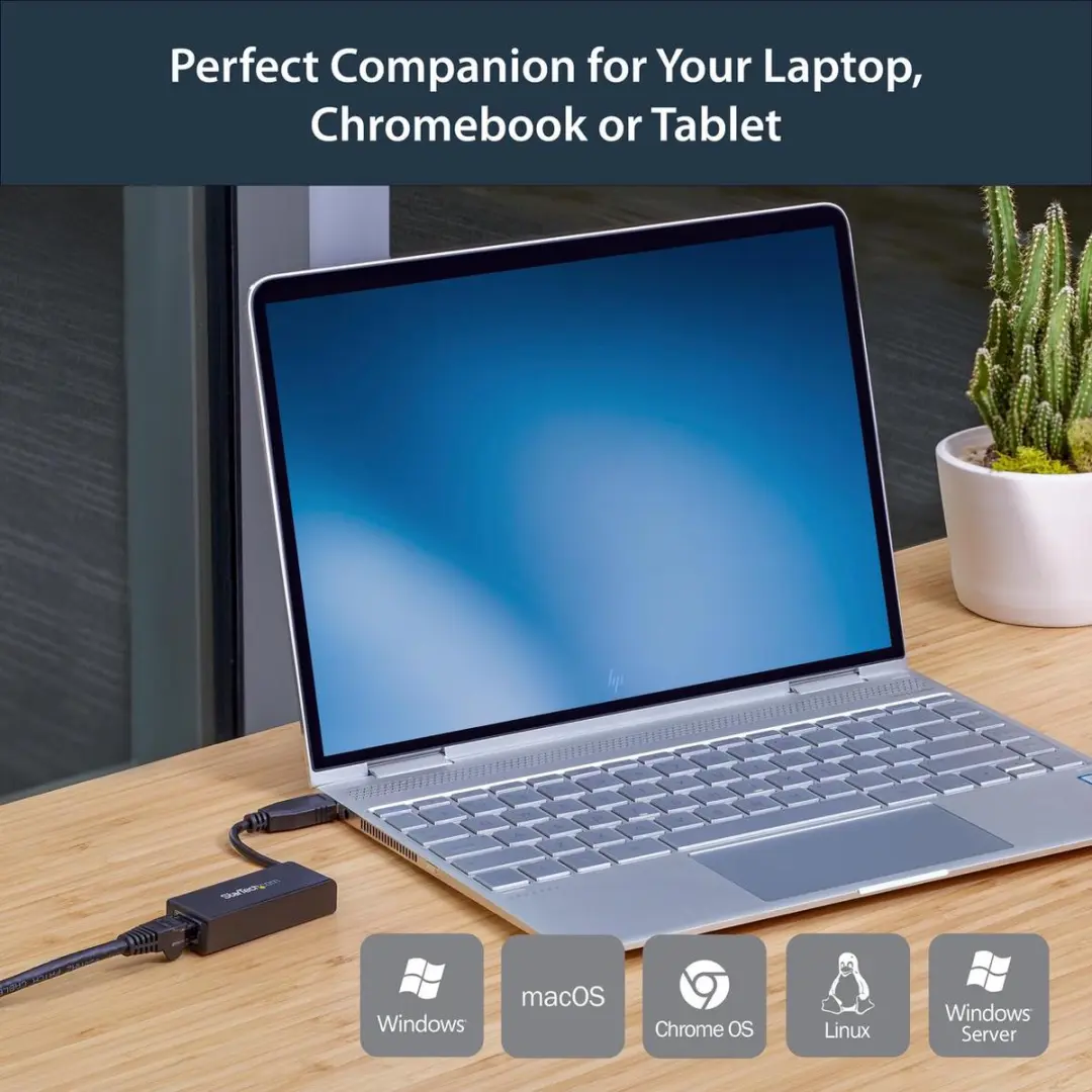 Startech USB31000S USB 3.0 Gigabit Netwerkadapter - Zwart