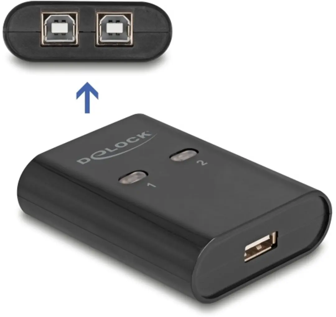 Delock USB 2.0 Switch 2 PC to 1 device