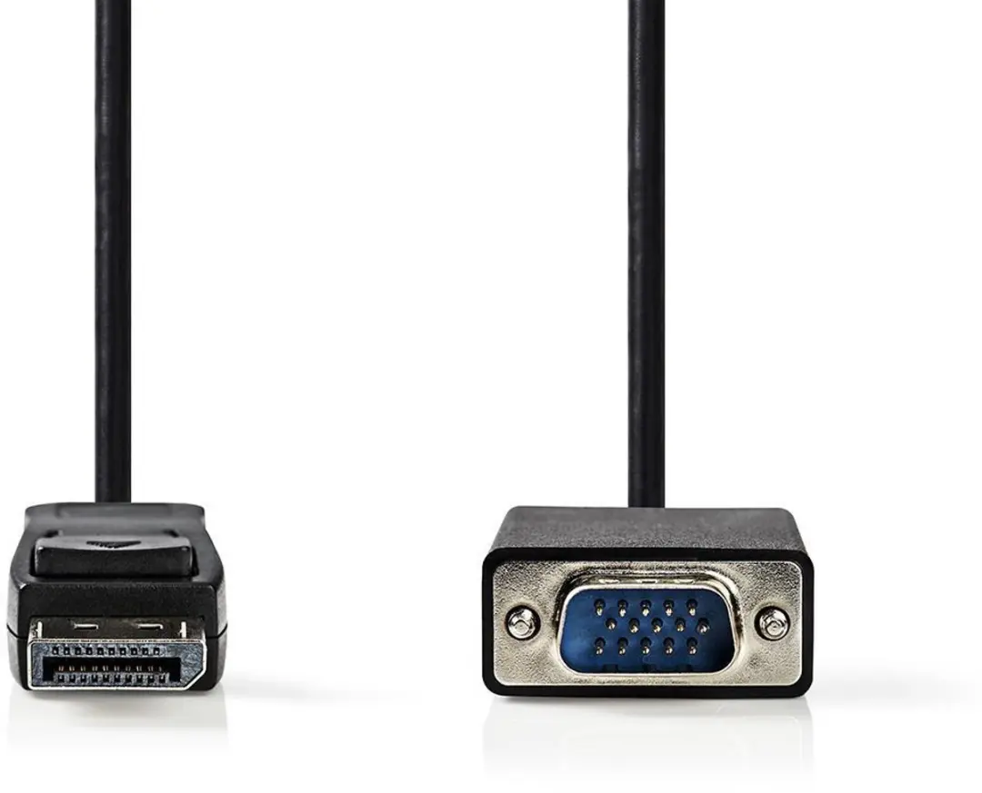 Nedis VGA-Kabel DisplayPort naar VGA - 2m - Zwart