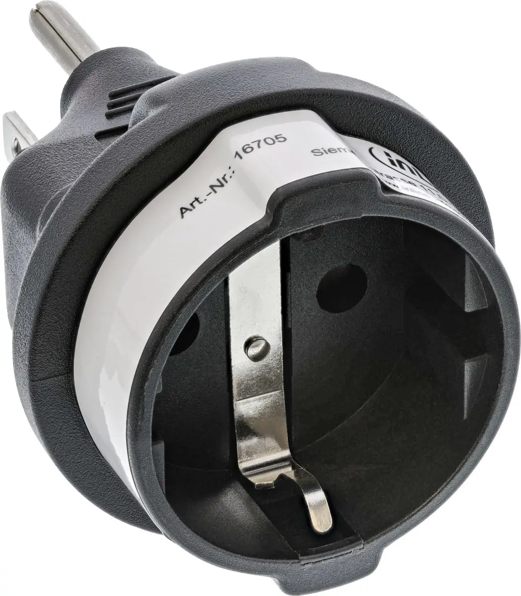 InLine Reisstekker Amerika - 16705 - Zwart
