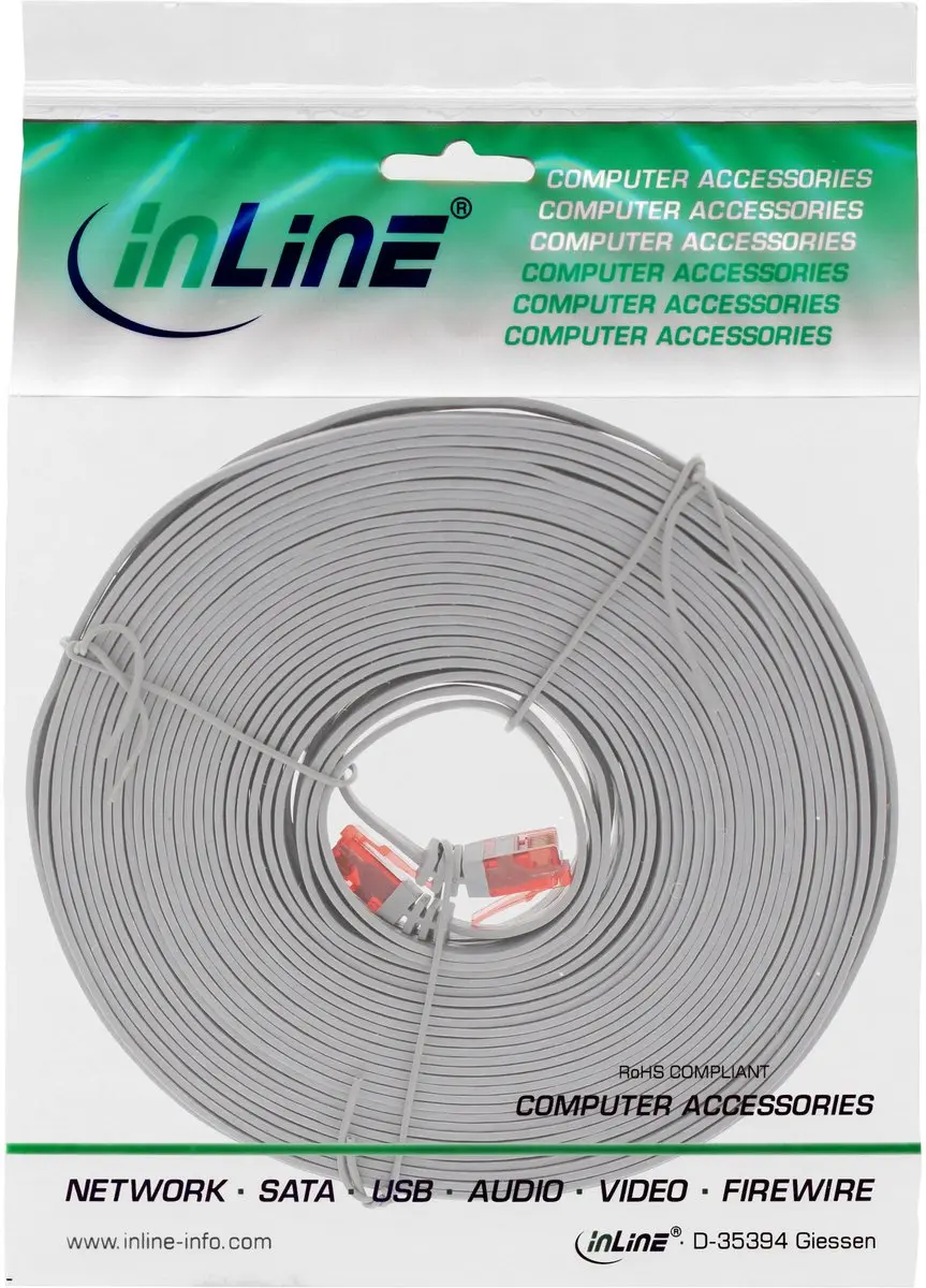 InLine Patchkabel Cat.6 U/UTP 7m - Grijs