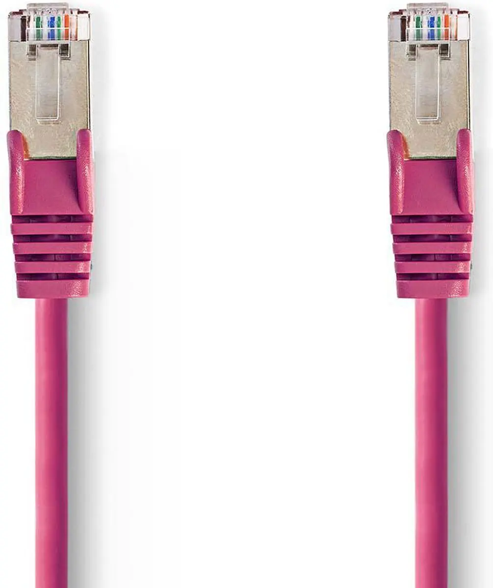 Nedis CAT5e Kabel 0,3m Roze