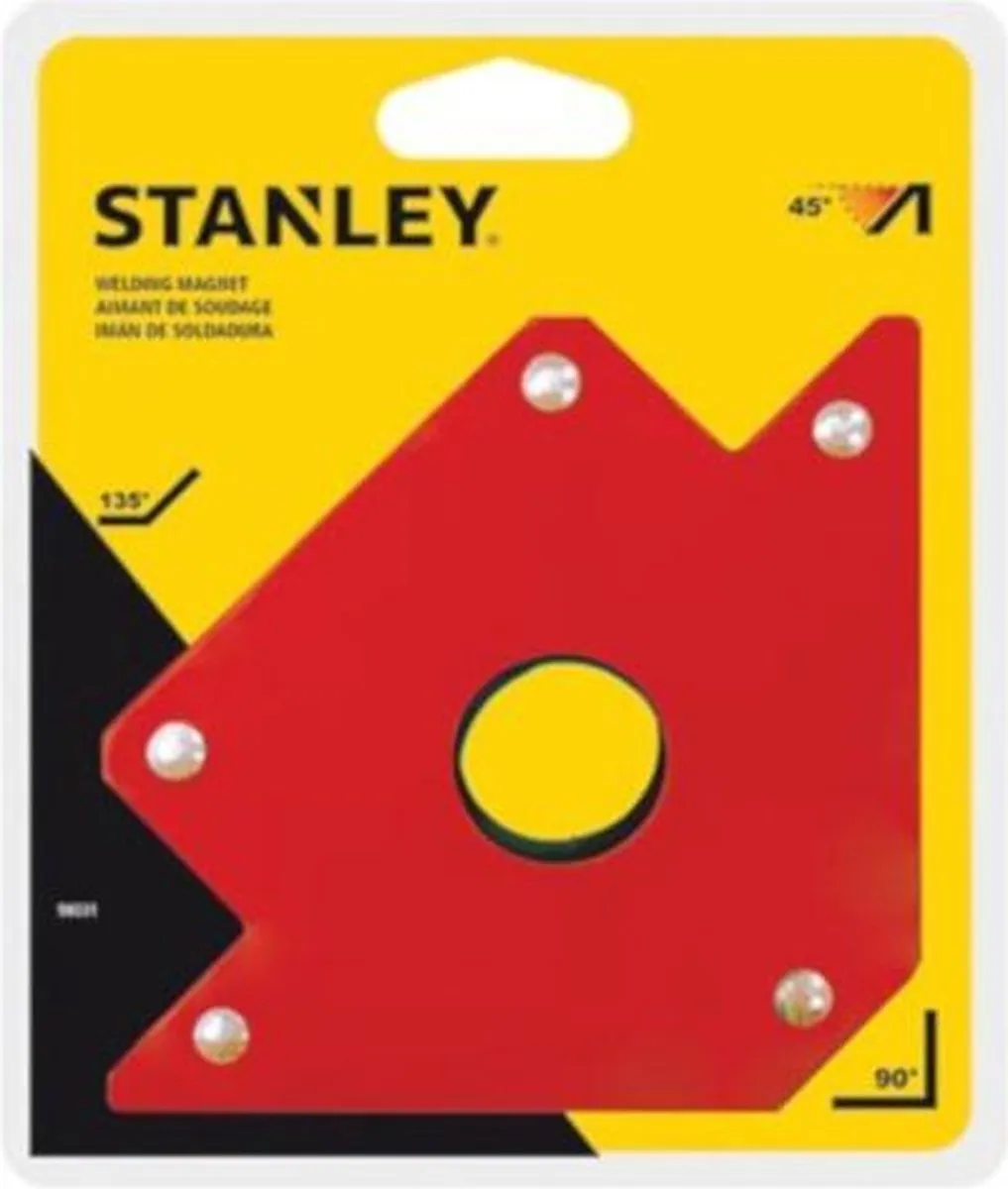 Stanley Lasmagneet 16x14cm - Staal Rood