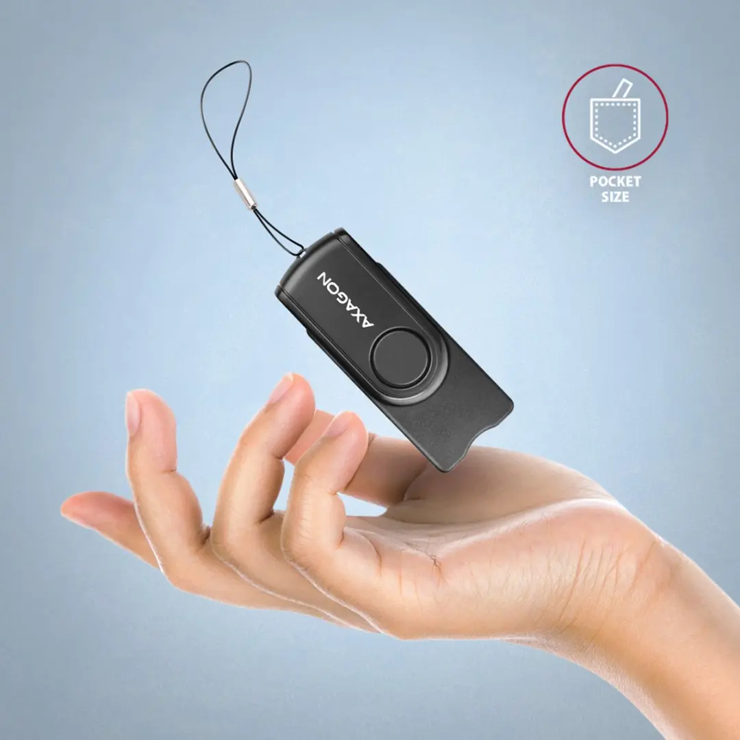 Axagon CRE-SMP2A Smartcardlezer - USB - Zwart