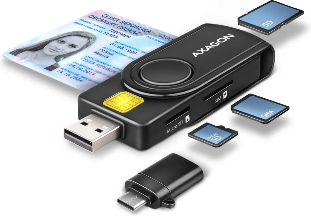Axagon CRE-SMP2A Smartcardlezer