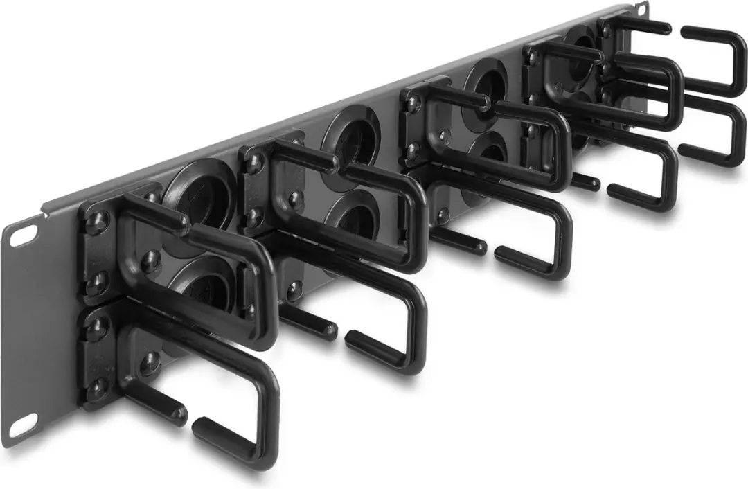 Delock 19" Kabelmanagement Routingpaneel 2U