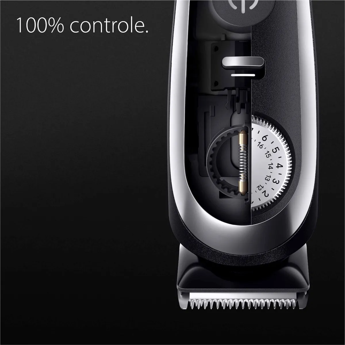 Braun Series 9 BT9440 Baardtrimmer - 180 Min - 7 Opzetstukken - Chrome