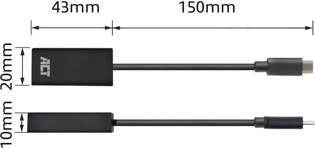 ACT AC7305 USB-C HDMI Adapter - 4K@60Hz
