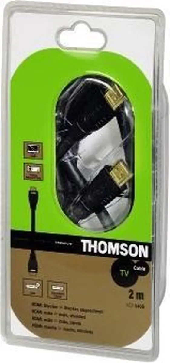 Hama HDMI Kabel 2m Type A - Zwart