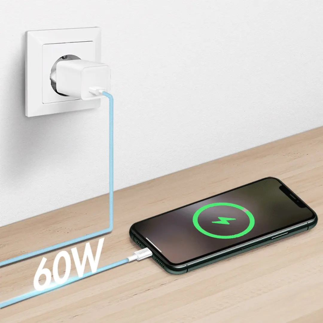 Logilink CU0330 USB 2.0 Kabel A naar C - 1m - Blauw