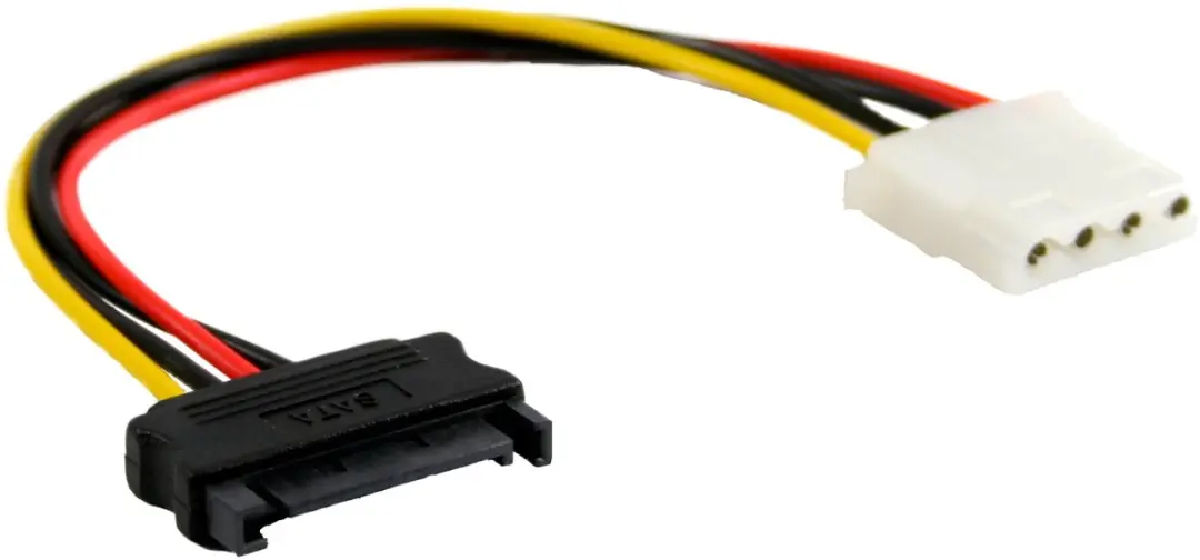 InLine SATA naar 4-pins Adapterkabel 0,15m