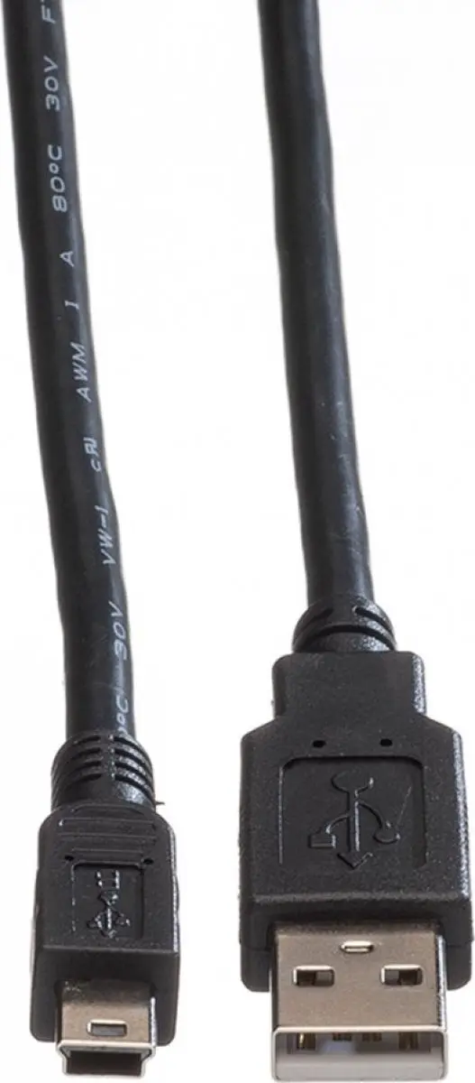 Roline USB 2.0 Kabel A naar Mini 5-Pin - 3m