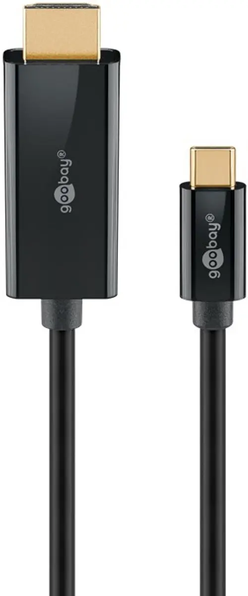 Goobay USB-C naar HDMI Kabel 4K 60Hz - Verguld - 3m