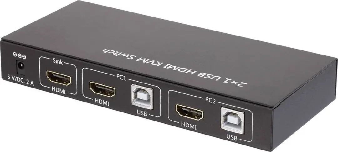 SpeaKa Professional SP-4330460 KVM-switch 2 poorten HDMI 4K