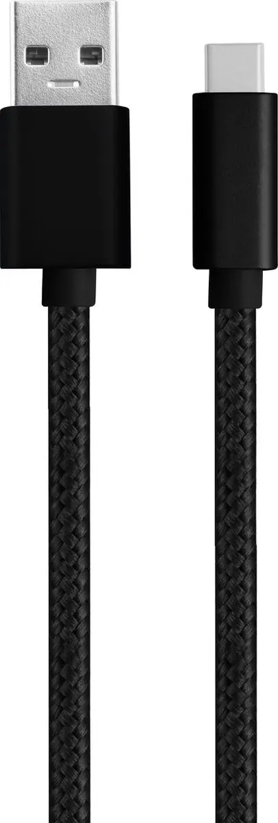 NÖRDIC USBC-N1030 USB-C naar USB-A Kabel 5Gbps PD 60W - 15cm