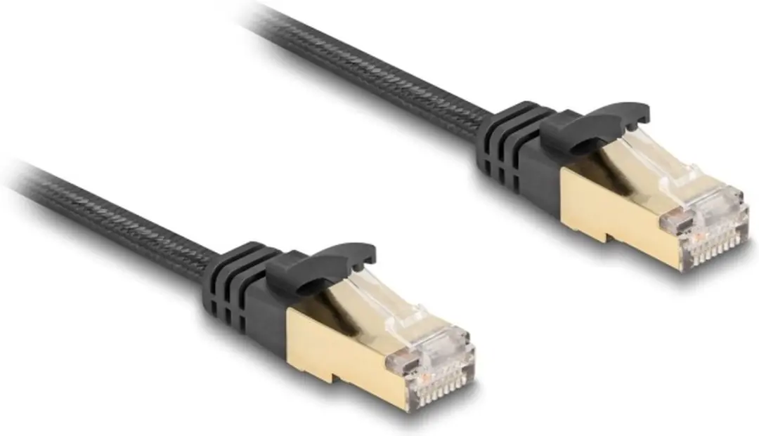 Delock Cat.6A U/FTP RJ45 Kabel 2m - Zwart