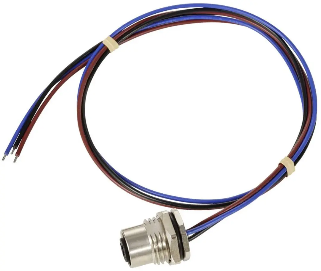 Tru Components TC-12833056 Sensor/Actuator Inbouwbus M12 - 3 Polig