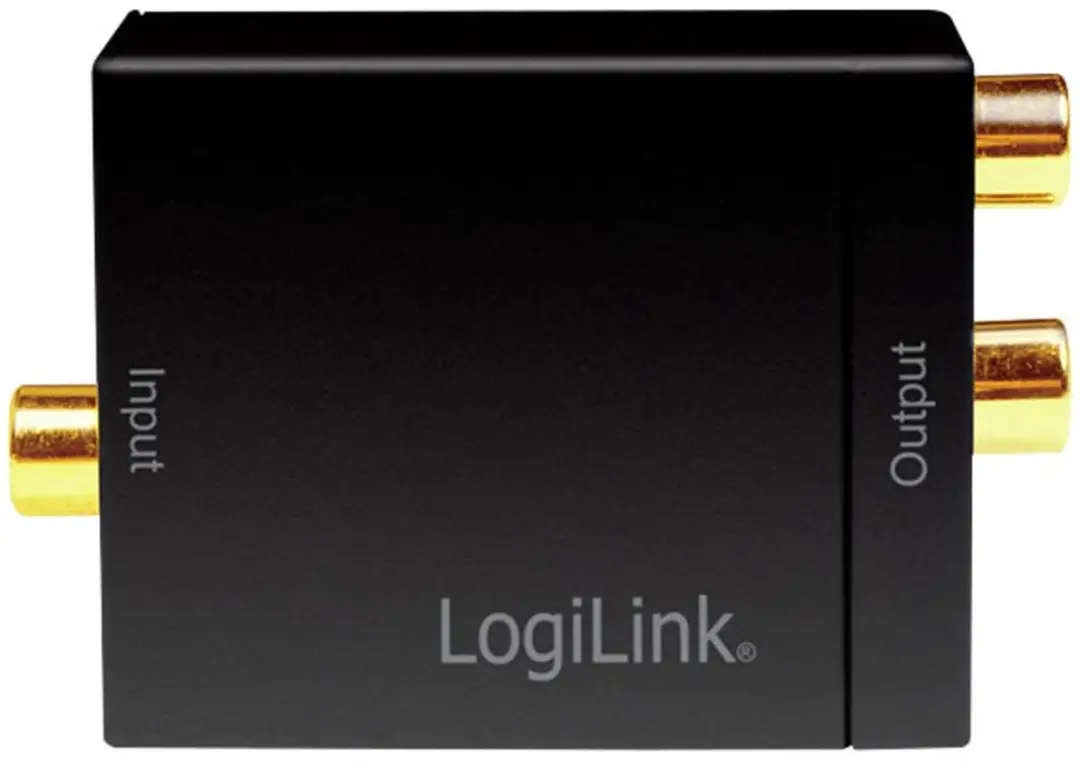 Logilink CA0100 Toslink/Cinch Audio Adapter - Zwart