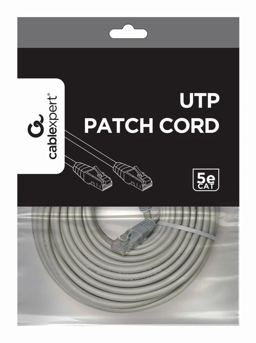 Gembird Cablexpert Netwerkkabel CAT5E UTP 15m - Grijs
