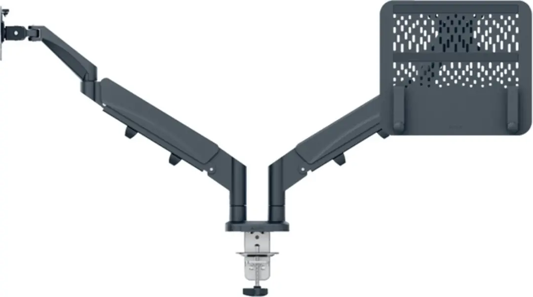 Leitz Ergo Ruimtebesparende Monitor- en Laptoparm 65380089 - 2 Schermen