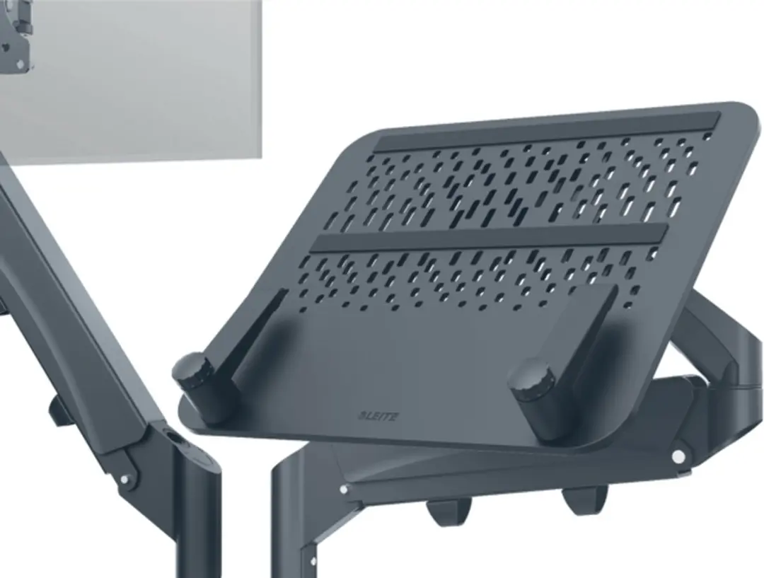 Leitz Ergo Ruimtebesparende Monitor- en Laptoparm 65380089 - 2 Schermen