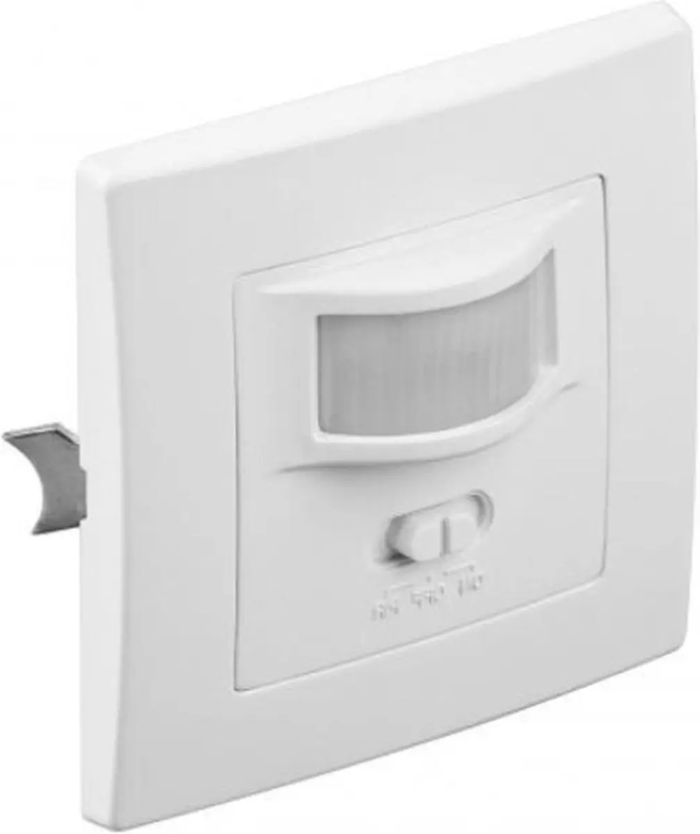 Goobay PIR Bewegingsensor 9m - Wandcontactdoos Wit