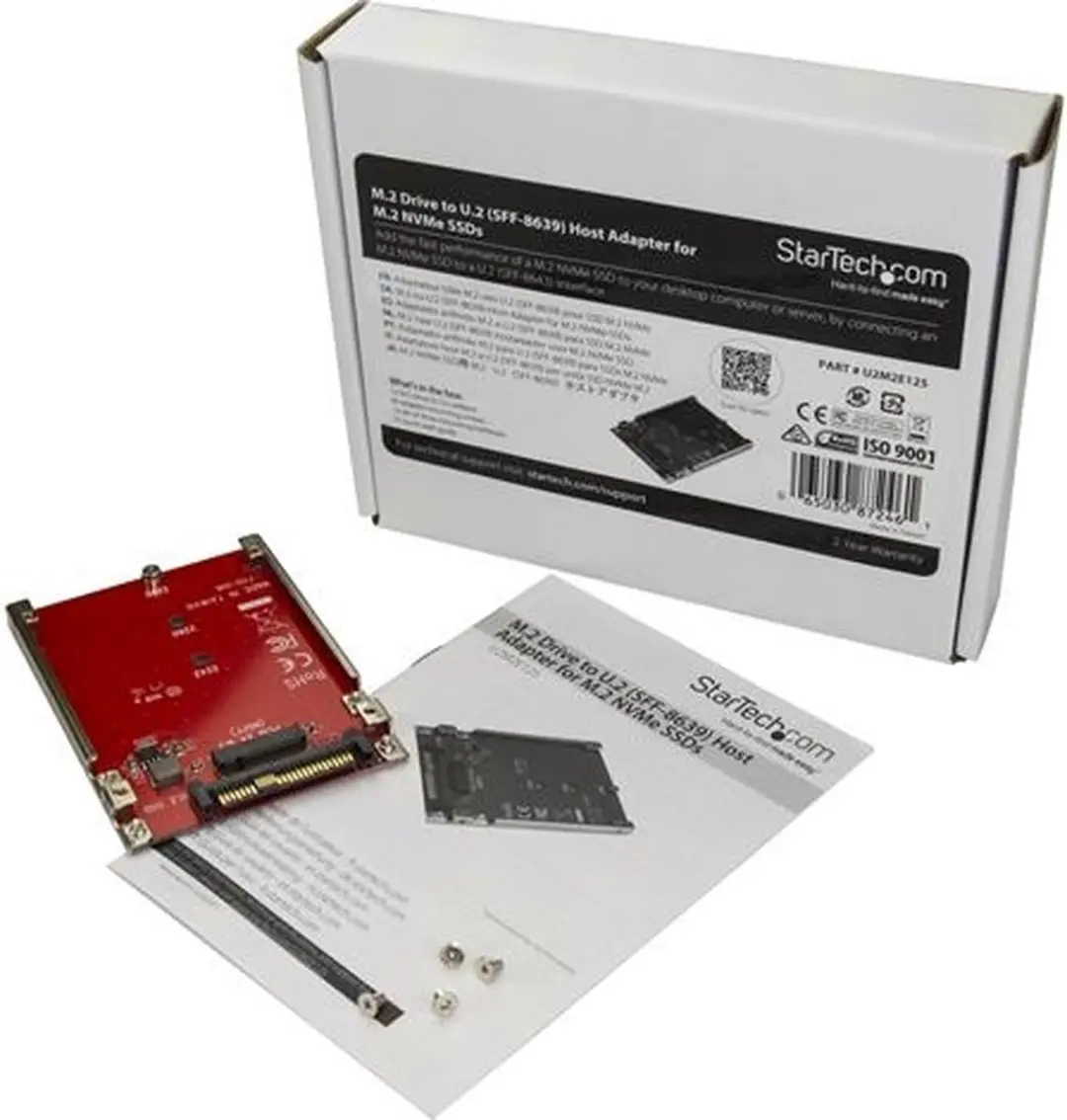 Startech U2M2E125 RAID Controllerkaart - Rood