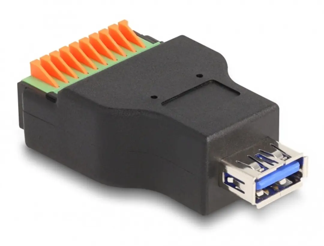 Delock USB 3.2 Gen 1 Type-A naar Terminalblok Adapter