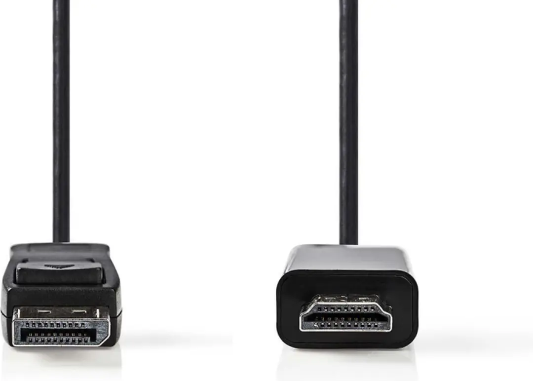 Nedis DisplayPort-HDMI Kabel CCGL37100BK10 - 1m - Zwart