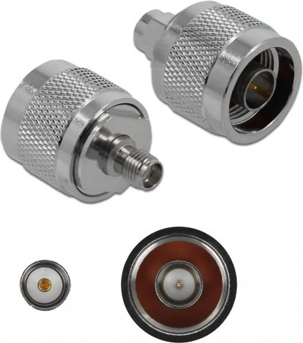 Delock SMA Adapter 50 Ohm 10 GHz - Grijs