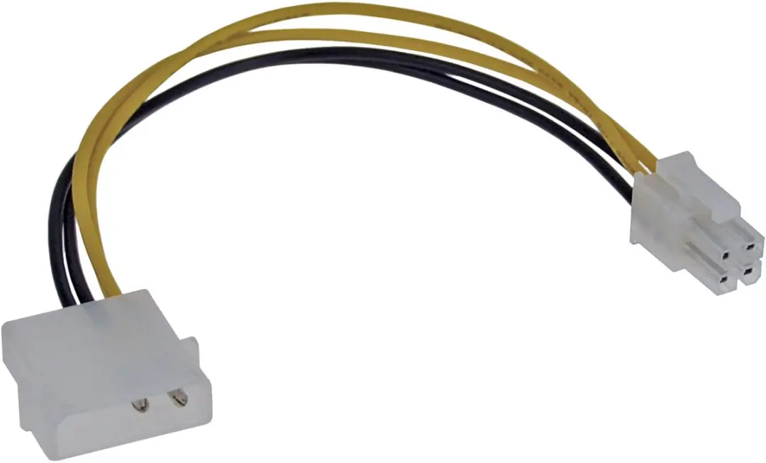 InLine Interne Power Adapter 4-pin 0,20m