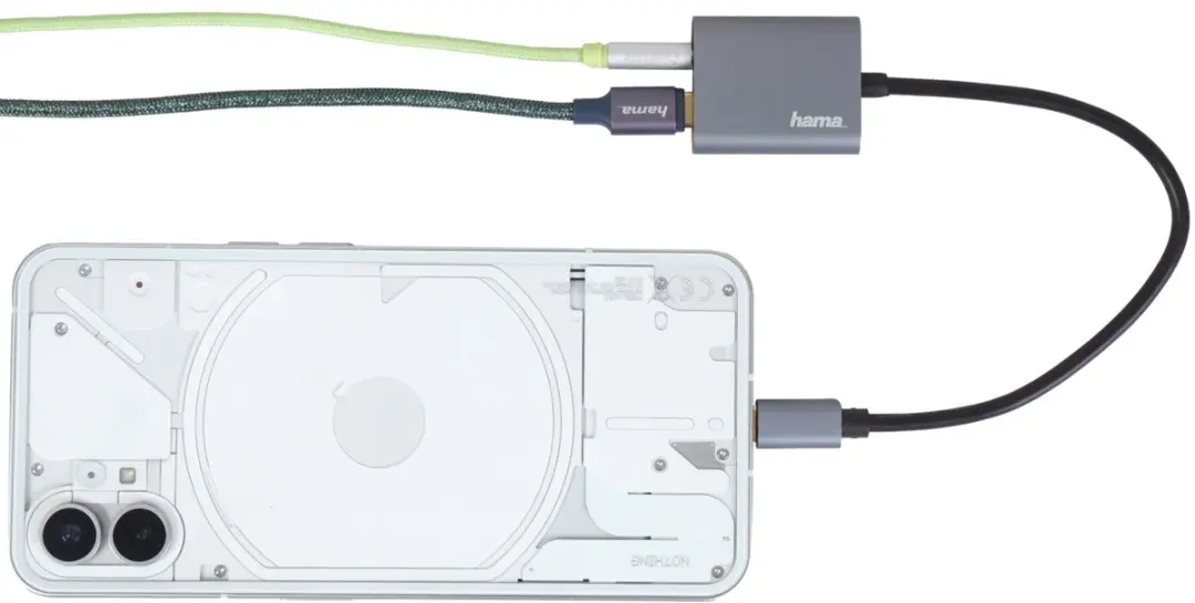 Hama 200304 Audio-adapter USB-C 3,5mm - Grijs - afbeelding 6 van 6