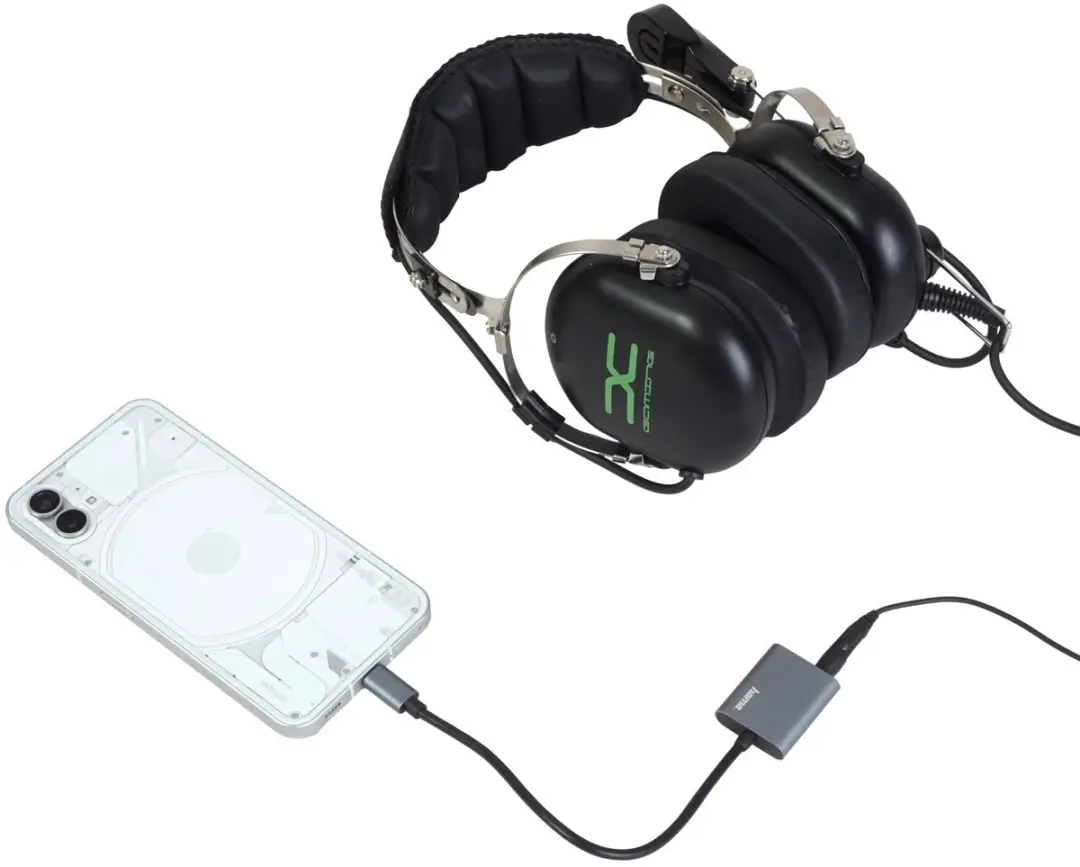 Hama 200304 Audio-adapter USB-C 3,5mm - Grijs
