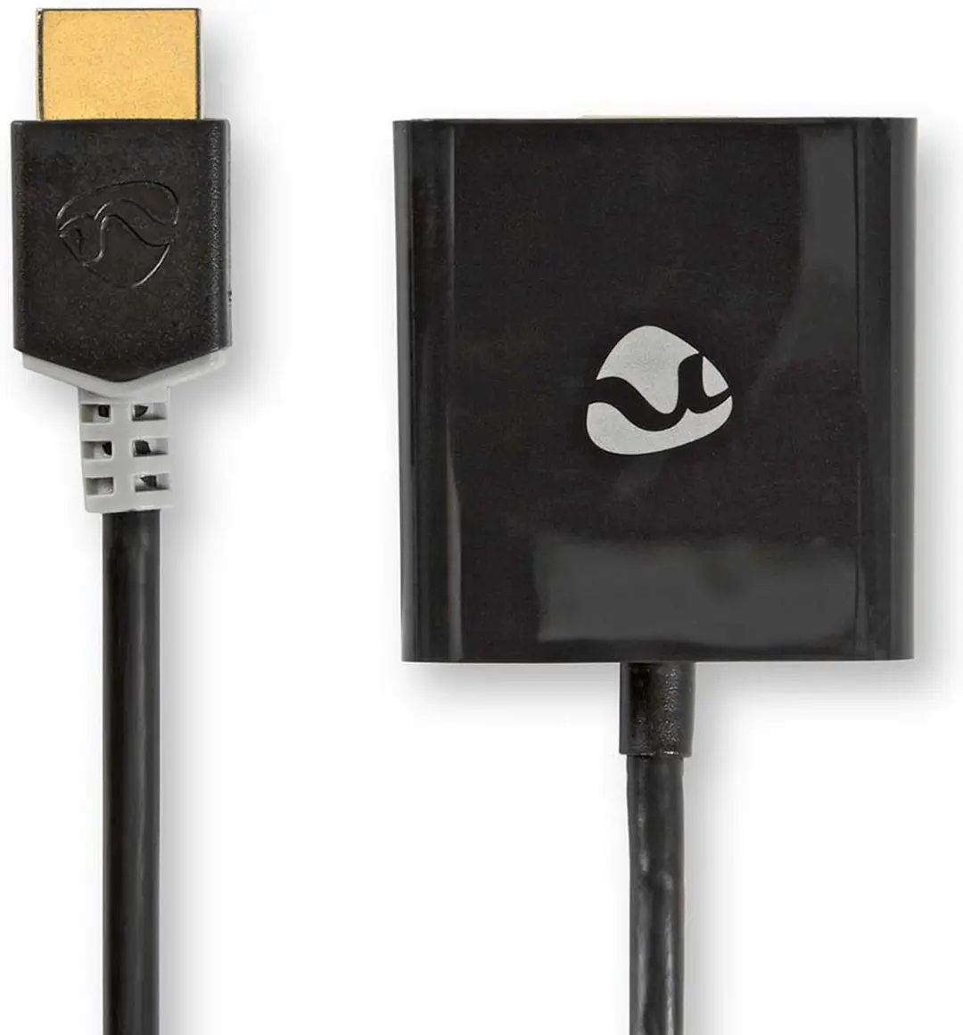 Nedis HDMI-Adapter CCBW34900AT02 - VGA & Audio - Verguld - Antraciet