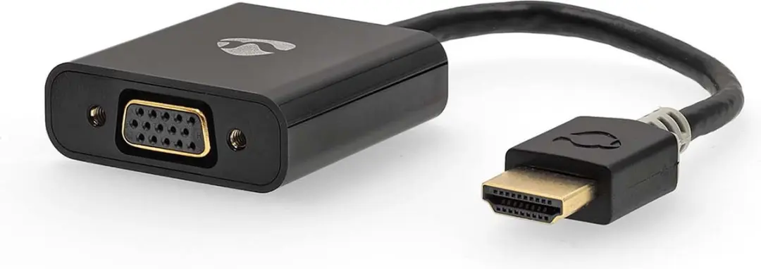 Nedis HDMI-Adapter CCBW34900AT02 - VGA & Audio - Verguld - Antraciet