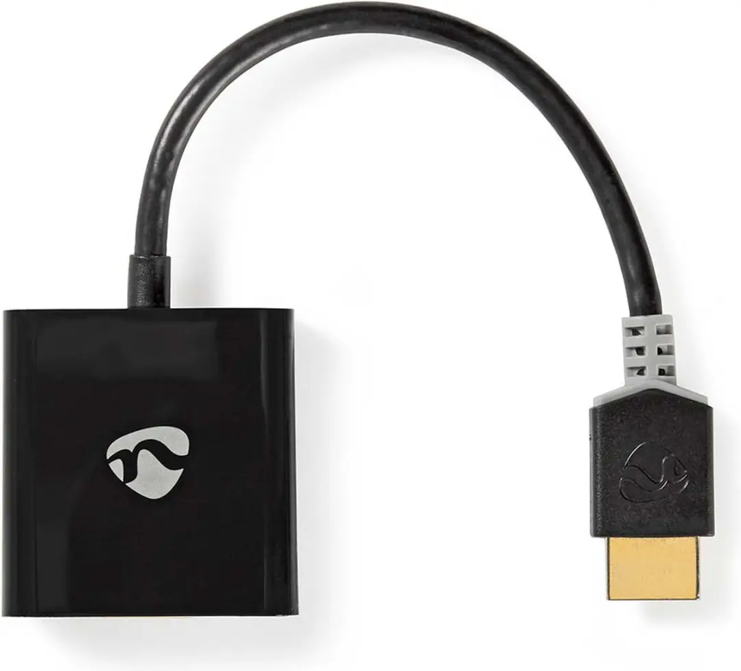 Nedis HDMI-Adapter CCBW34900AT02 - VGA & Audio - Verguld - Antraciet