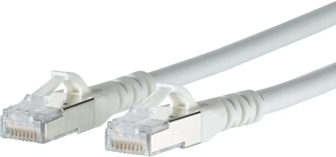 Metz Connect 1308453088-E RJ45 Netwerkkabel CAT 6A S/FTP 3m Wit