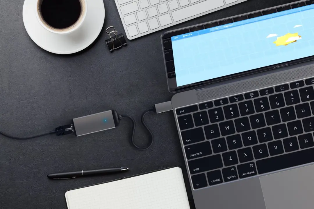 Satechi Type-C Ethernet Adapter - Grijs